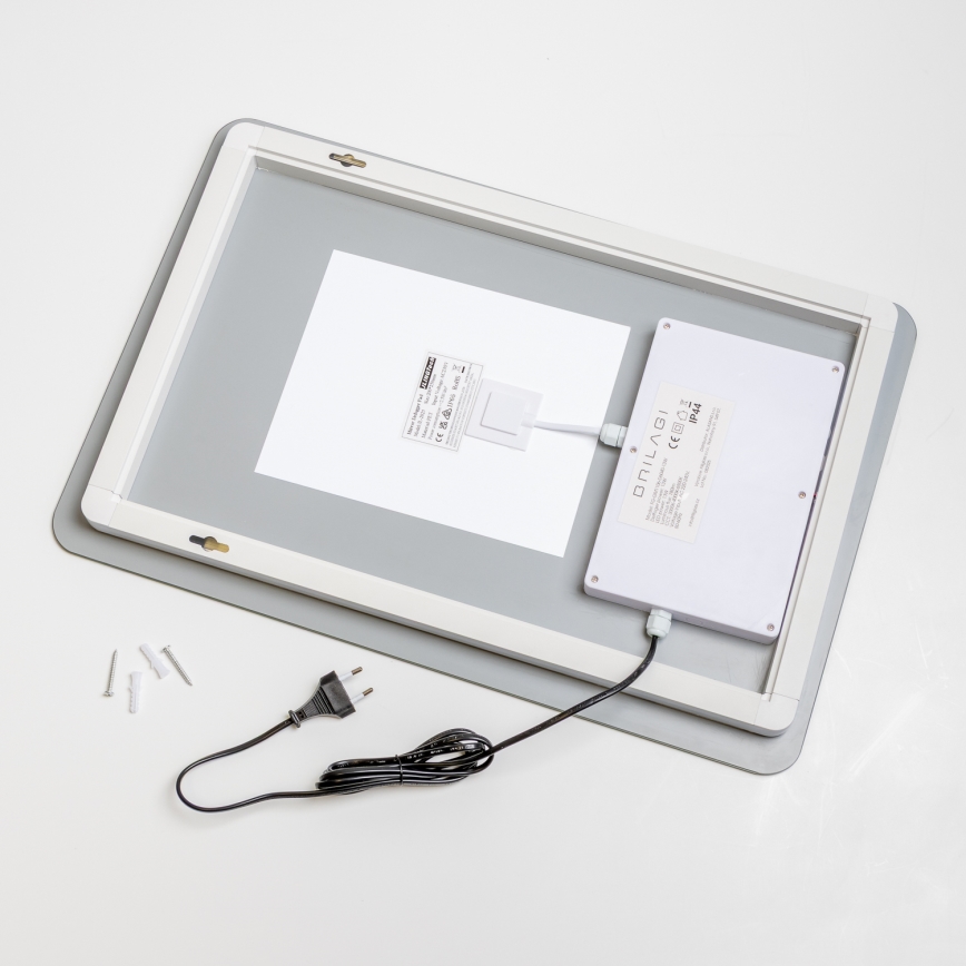 Brilagi - Miroir chauffant LED pour salle de bains DIANA LED/13W/230V 60x40 cm IP44 IRC 90 dimmable + CCT