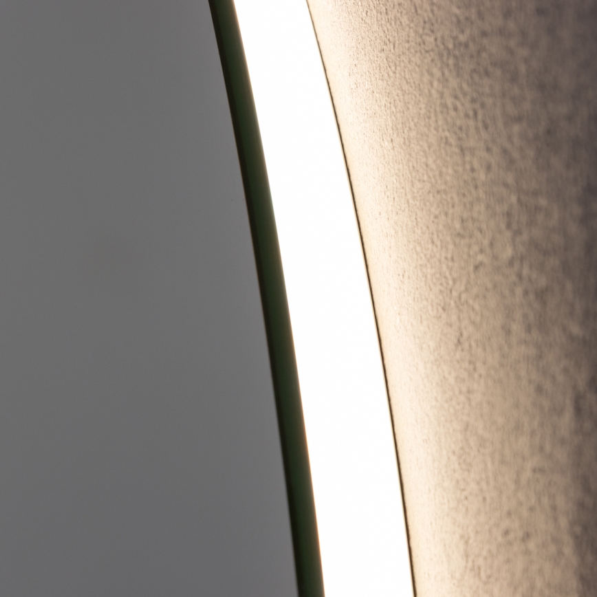 Brilagi - Miroir chauffant LED de salle de bains DEMI ECO LED/12W/230V Ø 60 cm IP44 IRC 90 dimmable + CCT