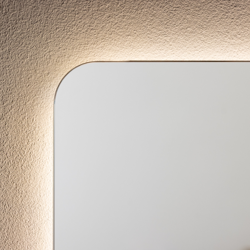 Brilagi - Miroir LED de salle de bains COMO LED/24W/230V 60x60 cm IP44 CRI 90 dimmable + CCT