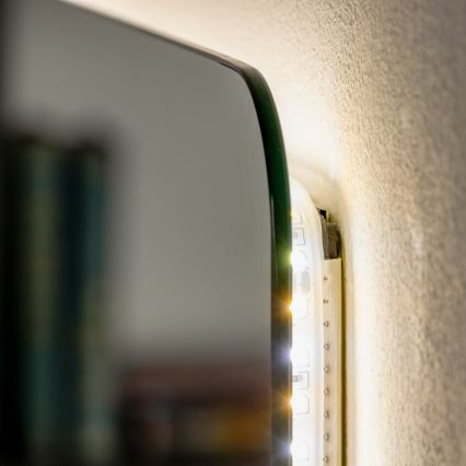 Brilagi - Miroir LED de salle de bains COMO LED/24W/230V 60x60 cm IP44 CRI 90 dimmable + CCT