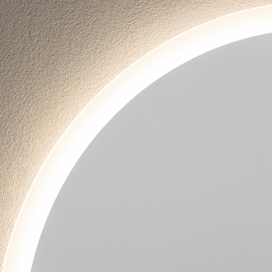 Brilagi - Miroir de salle de bains LED CUNEO 19 W / 230 V, Ø 60 cm, IP44, IRC 90, dimmable avec CCT réglable