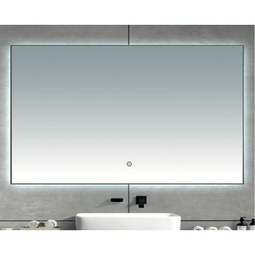 Brilagi - Miroir LED de salle de bains DESIO LED/30W/230V 60x90 cm argenté IP44 IRC 90 dimmable + CCT