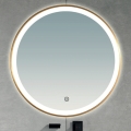 Brilagi - Miroir LED de salle de bains TORINO LED/19W/230V Ø 60 cm argenté IP44 IRC 90 dimmable + CCT réglable