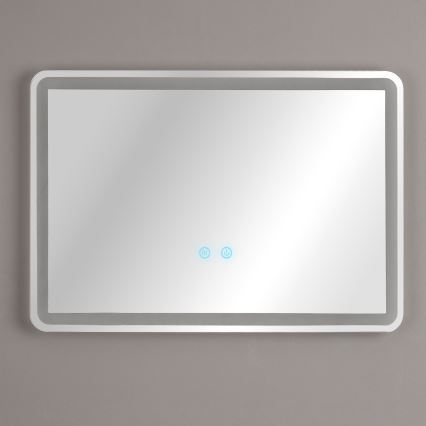Brilagi - Miroir chauffant LED BELLA pour salle de bains, 12W/230V, 40x60 cm, IP44, IRC 90, dimmable + CCT