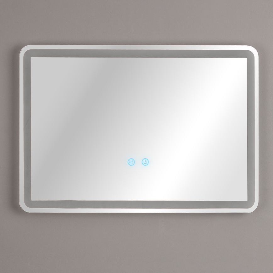 Brilagi - Miroir chauffant LED BELLA pour salle de bains, 12W/230V, 40x60 cm, IP44, IRC 90, dimmable + CCT