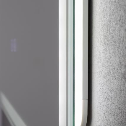 Brilagi - Miroir chauffant LED BELLA pour salle de bains, 12W/230V, 40x60 cm, IP44, IRC 90, dimmable + CCT