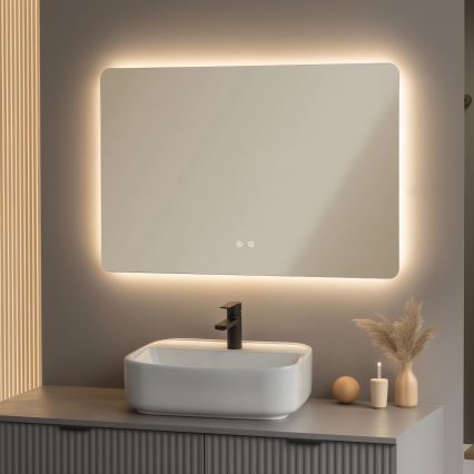 Brilagi - Miroir chauffant anti-buée pour salle de bains LED à intensité réglable avec éclairage LED intégré DIANA LED/20W/230V 60x90 cm 3000/4000/6500K IP44 CRI 90