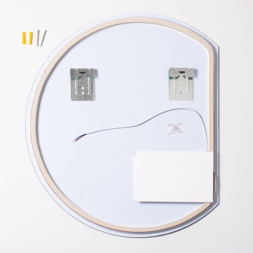 Brilagi - Miroir LED pour salle de bains MEZZO LED/18W/230V 60x50 cm IP44 IRC 90 dimmable + CCT