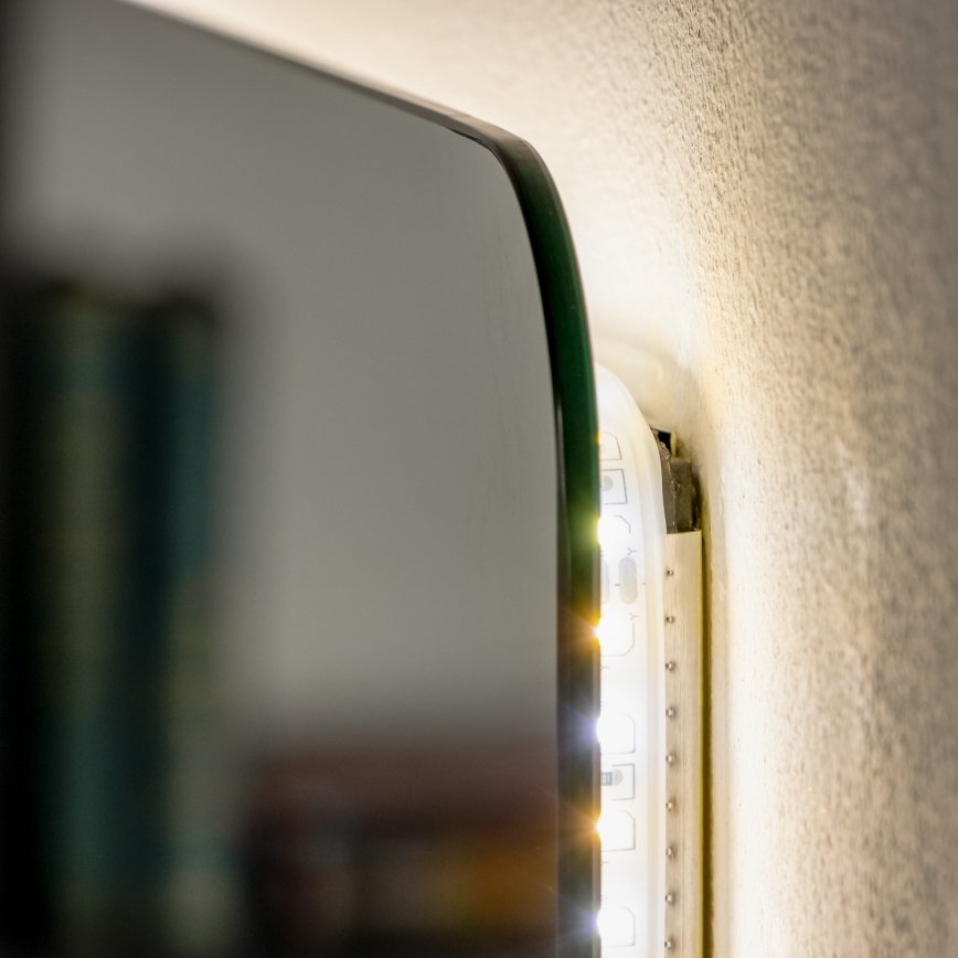 Brilagi - Miroir de salle de bain COMO LED/28W/230V 60x80 cm IP44 IRC 90 dimmable + CCT