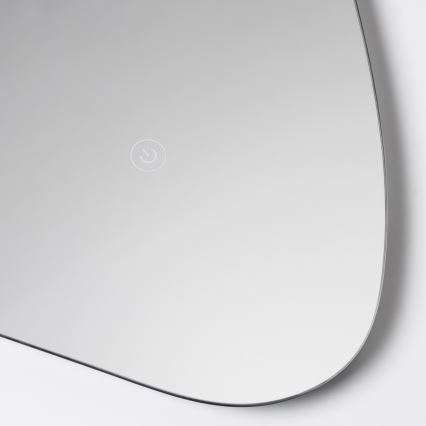 Brilagi - Miroir de salle de bains GOCCIA LED, 19 W, 230 V, 67 x 50 cm, IP44, IRC 90, à intensité variable + CCT (température de couleur réglable)
