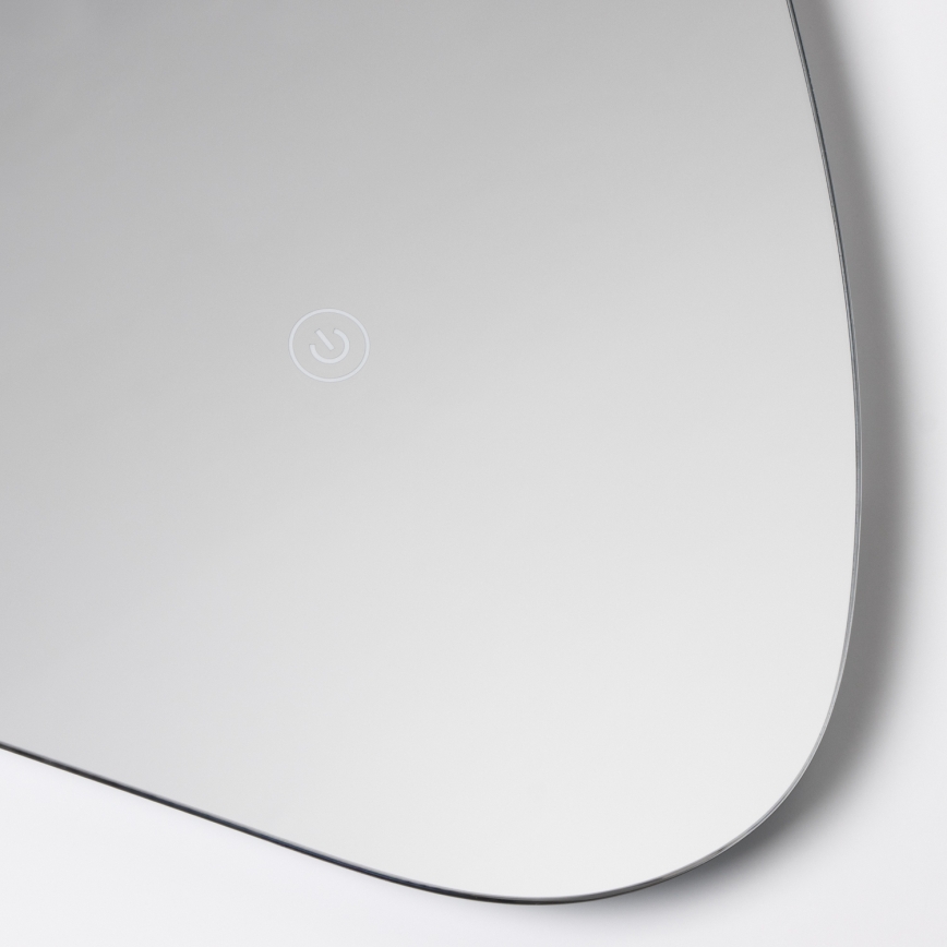 Brilagi - Miroir de salle de bains GOCCIA LED, 19 W, 230 V, 67 x 50 cm, IP44, IRC 90, à intensité variable + CCT (température de couleur réglable)