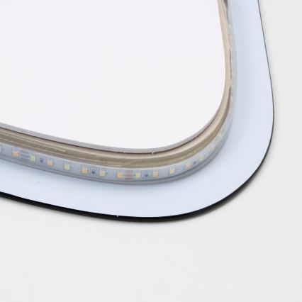 Brilagi - Miroir de salle de bains GOCCIA LED, 19 W, 230 V, 67 x 50 cm, IP44, IRC 90, à intensité variable + CCT (température de couleur réglable)
