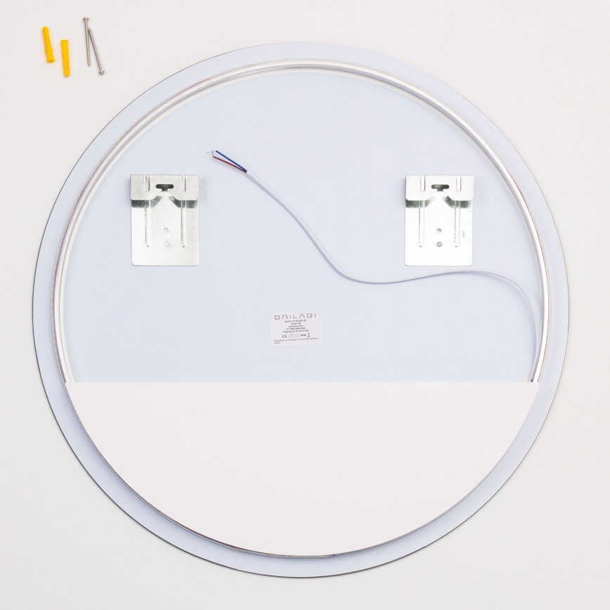 Brilagi - Miroir de salle de bains LED LUNA LED/19W/230V Ø 60 cm IP44 IRC 90 dimmable + CCT
