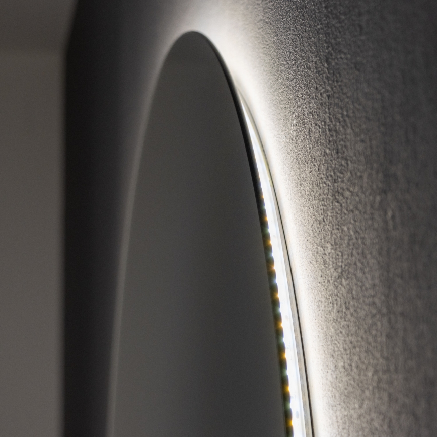 Brilagi - Miroir LED de salle de bain LUNA LED/26W/230V Ø 80 cm IP44 CRI 90 dimmable + CCT
