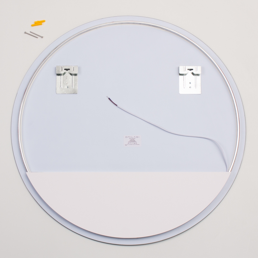Brilagi - Miroir LED de salle de bain LUNA LED/26W/230V Ø 80 cm IP44 CRI 90 dimmable + CCT