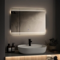 Brilagi - Miroir LED pour salle de bains MELZO LED/28W/230V 60x80 cm IP44 IRC 90 avec variateur + CCT