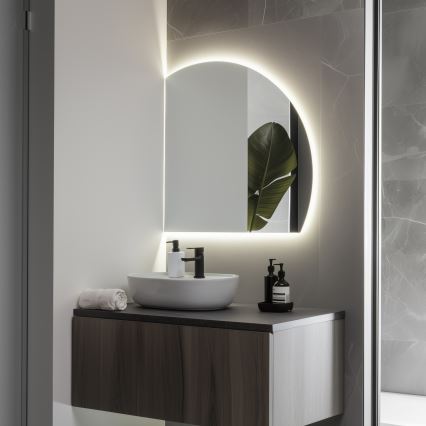 Brilagi - miroir de salle de bains QUARTIERE LED/25W/230V 70x75 cm IP44 CRI 90 dimmable + CCT