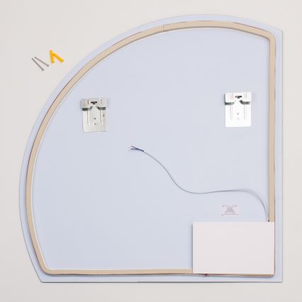 Brilagi - miroir de salle de bains QUARTIERE LED/25W/230V 70x75 cm IP44 CRI 90 dimmable + CCT
