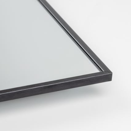 Brilagi - Miroir de salle de bains LED SUELLO LED/20W/230V 40x60 cm noir IP44 IRC 90 dimmable + réglage CCT