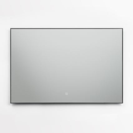 Brilagi - Miroir LED de salle de bains SUELLO LED/30W/230V 60x90 cm noir IP44 IRC 90 dimmable + CCT