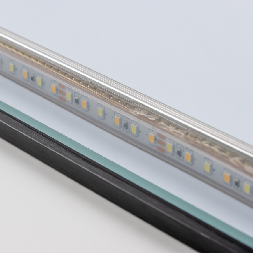 Brilagi - Miroir LED de salle de bains SUELLO LED/30W/230V 60x90 cm noir IP44 IRC 90 dimmable + CCT