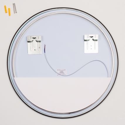 Brilagi - Miroir LED pour salle de bains VENA BLACK LED/19W/230V Ø 60 cm IP44 IRC 90 dimmable + CCT