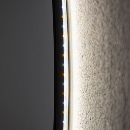 Brilagi - Miroir LED pour salle de bains VENA BLACK LED/26W/230V Ø 80 cm IP44 CRI 90 dimmable + CCT