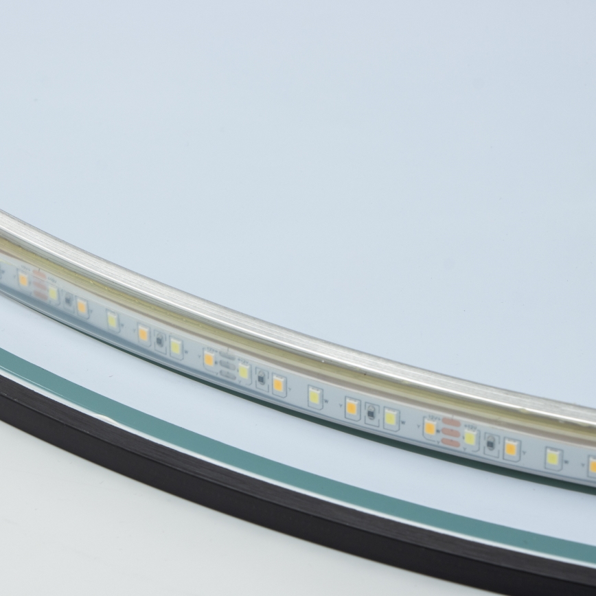 Brilagi - Miroir LED pour salle de bains VENA BLACK LED/26W/230V Ø 80 cm IP44 CRI 90 dimmable + CCT