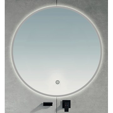 BRILAGI - miroir LED pour salle de bains VENA SILVER LED/26W/230V Ø 80 cm IP44 CRI 90 dimmable + CCT