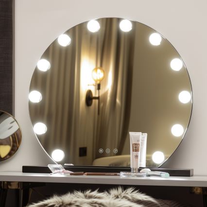 Brilagi - Miroir de maquillage LED dimmable HOLLYWOOD LED/12W/230V 3000/4000/6500K