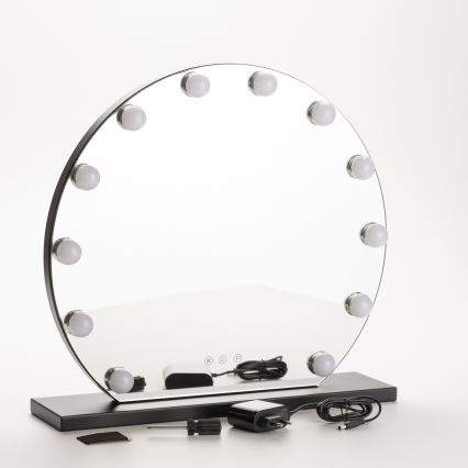 Brilagi - Miroir de maquillage LED dimmable HOLLYWOOD LED/12W/230V 3000/4000/6500K