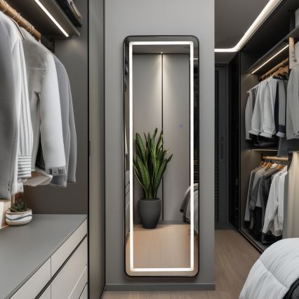 Brilagi - Miroir sur pied LED BELLEZA LED/42W/230V 160x50 cm IP44 CRI 90, à intensité variable + CCT réglable