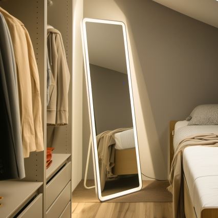 Brilagi - Miroir sur pied ELEGANZA LED/42W/230V 160x50 cm IP44 IRC 90 dimmable + CCT