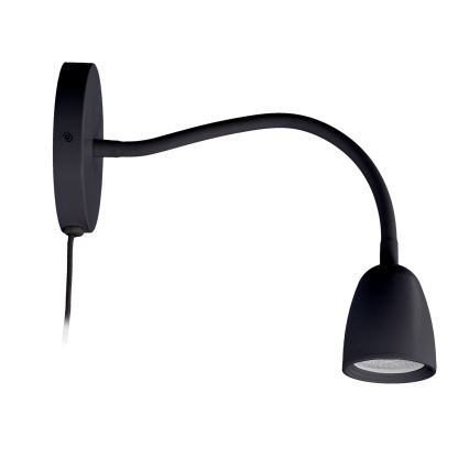 Brilagi - Petite applique murale à intensité variable LED/4W/230V noire