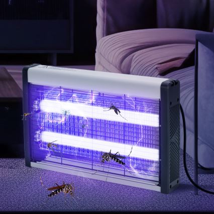 Brilagi - Piège électrique à insectes 2xUV/18W/230V 100 m2