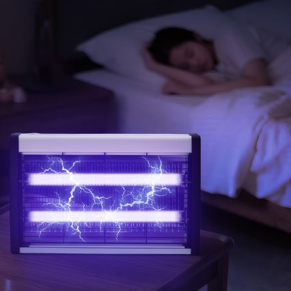 Brilagi - Piège électrique à insectes 2xUV/18W/230V 100 m2