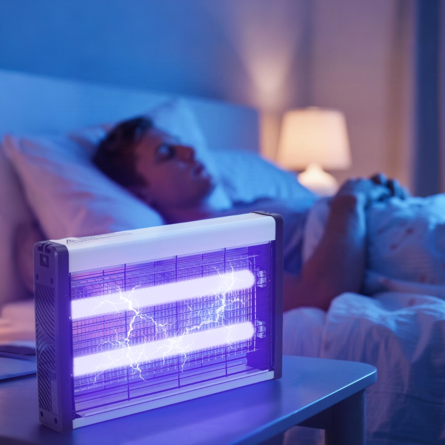 Brilagi - Piège électrique à insectes 2xUV/18W/230V 100 m2