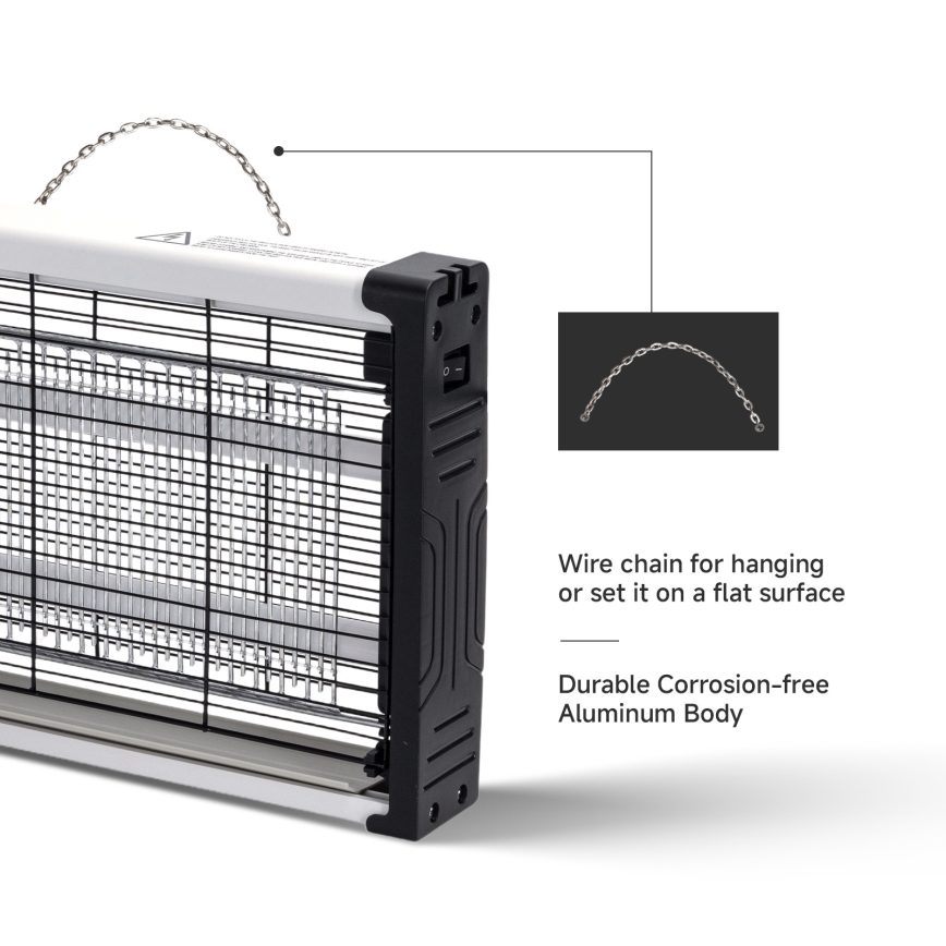 Brilagi - Piège électrique à insectes 2xUV/18W/230V 100 m2