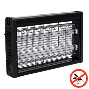 Brilagi - Piège électrique à insectes 2xUV/18W/230V 100 m2 noir