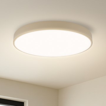 Brilagi - Plafon LED dimmable POOL SMART LED/60W/230V diamètre 50 cm Wi-Fi Tuya beige + télécommande