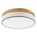 Brilagi - Plafond LED BELLADONNA LED/36W/230V 50 cm crème/chêne
