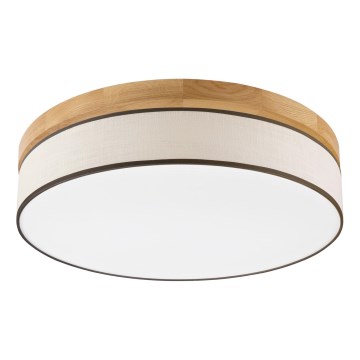 Brilagi - Plafond LED BELLADONNA LED/36W/230V 50 cm crème/chêne