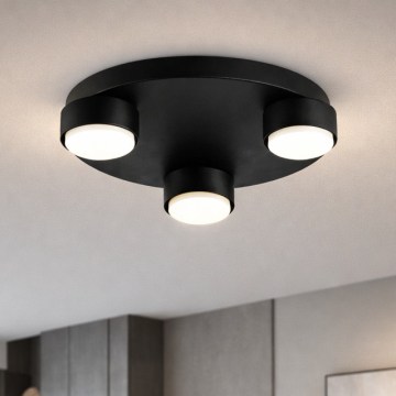 Brilagi - Plafonnier 3xGX53/12W/230V Ø 30 cm noir