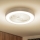 Brilagi - Plafonnier à intensité variable avec ventilateur LED/30W/230V 3000-6500K blanc + Télécommande