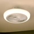 Brilagi - Plafonnier à intensité variable avec ventilateur LED/30W/230V 3000-6500K blanc + Télécommande