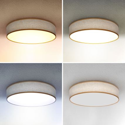 Brilagi - Plafonnier à intensité variable CARMEN LED/48W/230V 3000-6500K d. 40 cm + télécommande
