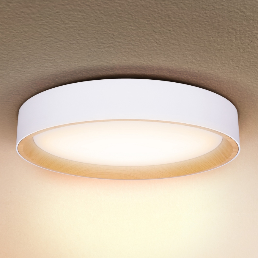 Brilagi - Plafonnier à intensité variable LARIOS LED/60W/230V 3000-6500K ø 49 cm blanc + Télécommande
