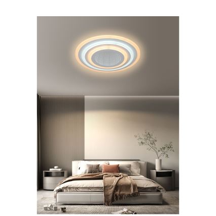 Brilagi - Plafonnier à intensité variable MODERN LED/70W/230V 2700-6500K d. 50 cm + Télécommande