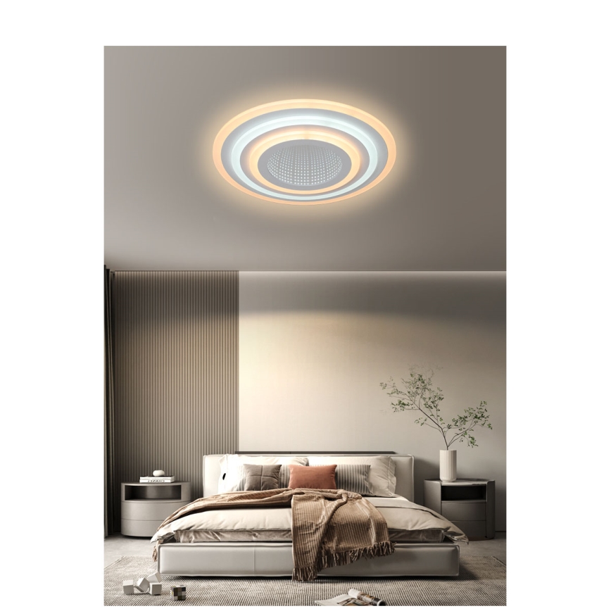 Brilagi - Plafonnier à intensité variable MODERN LED/70W/230V 2700-6500K d. 50 cm + Télécommande
