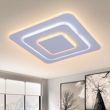 Brilagi - Plafonnier à intensité variable MODERN LED/72W/230V 2700-6500K 46,6x46,6 cm + Télécommande